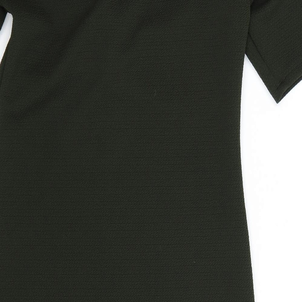 Dorothy Perkins Womens Green   T-Shirt Dress  Size 8