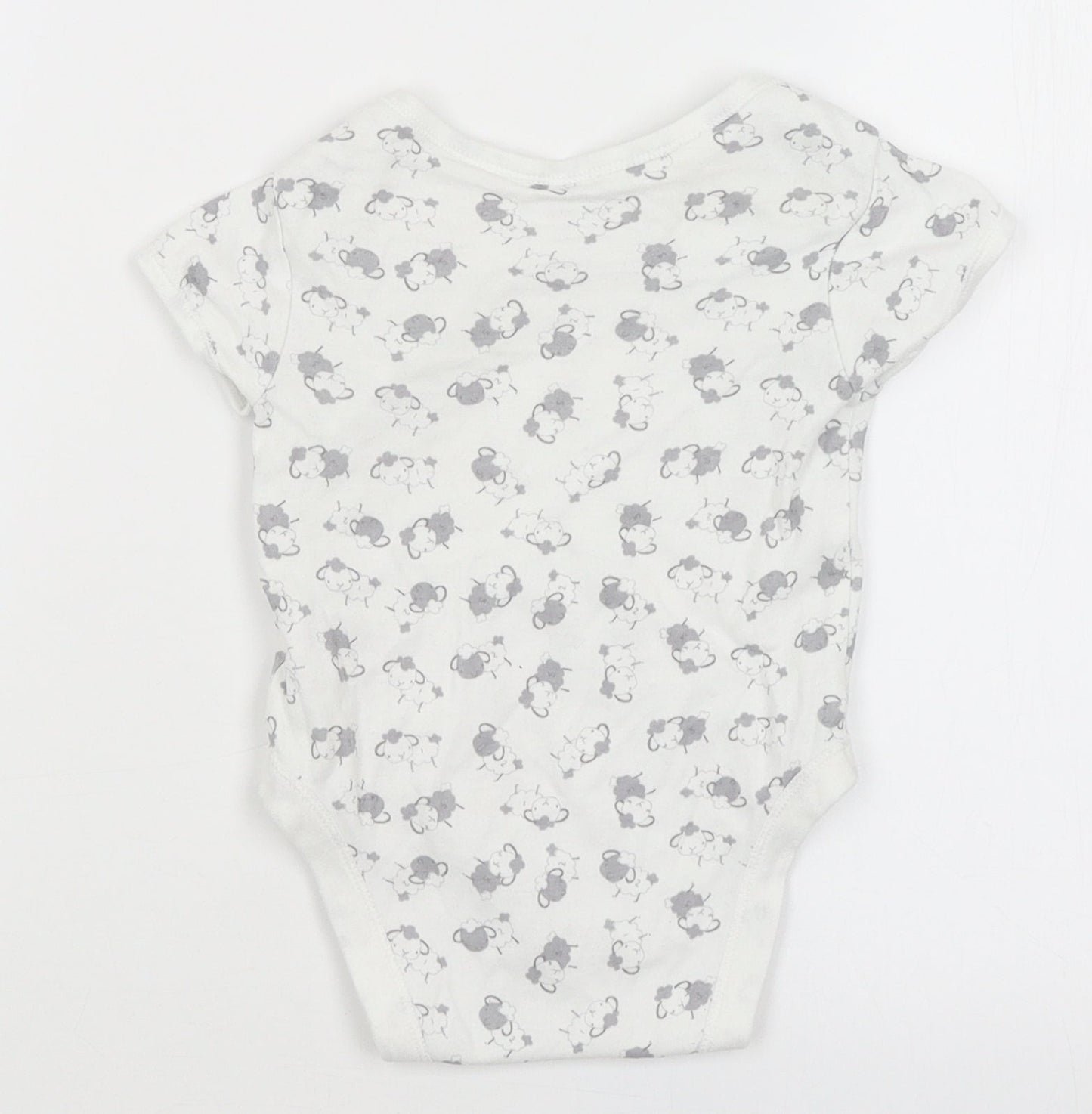 Early Days Baby White   Romper One-Piece Size 6-9 Months  - Sheep