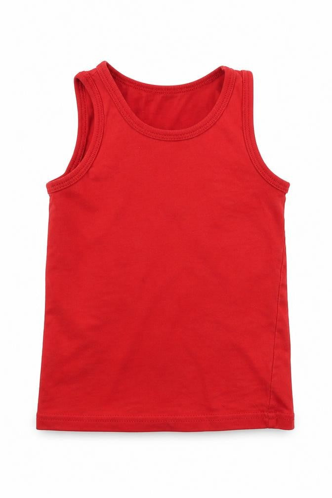 George Boys Red   Basic Tank Size 3-4 Years