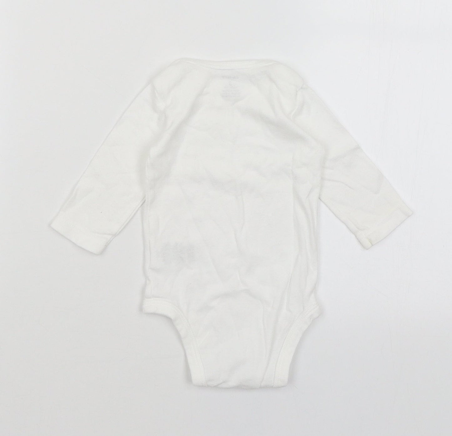Carters Baby White   Romper One-Piece Size 0-3 Months