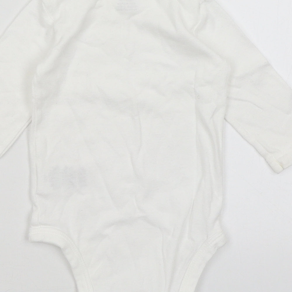 Carters Baby White   Romper One-Piece Size 0-3 Months