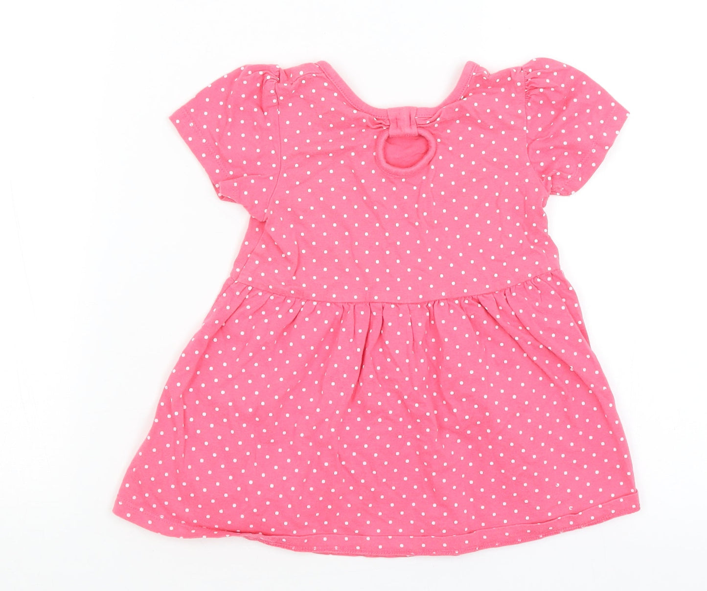 Young Dimension Baby Pink Spotted  Fit & Flare  Size 18-24 Months