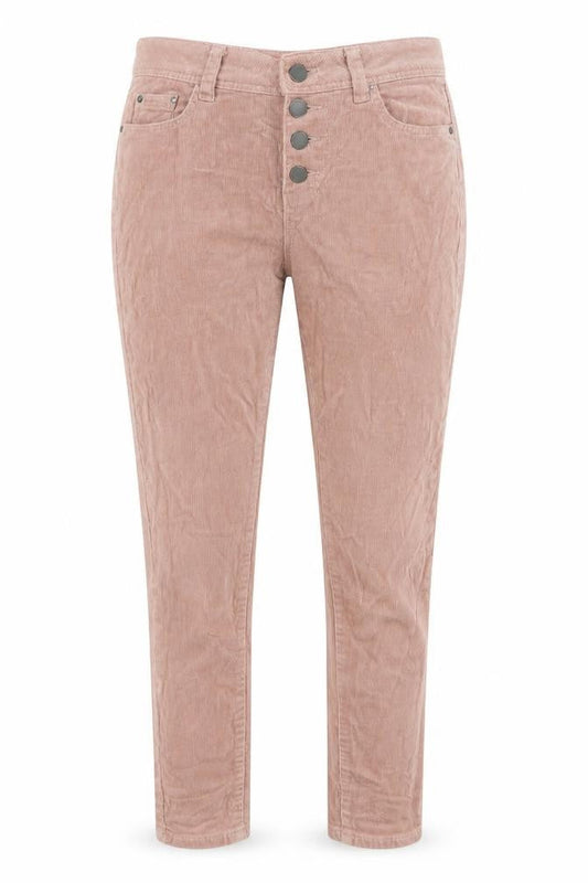 Denim Co Womens Pink   Capri Trousers Size 6 L26.5 in