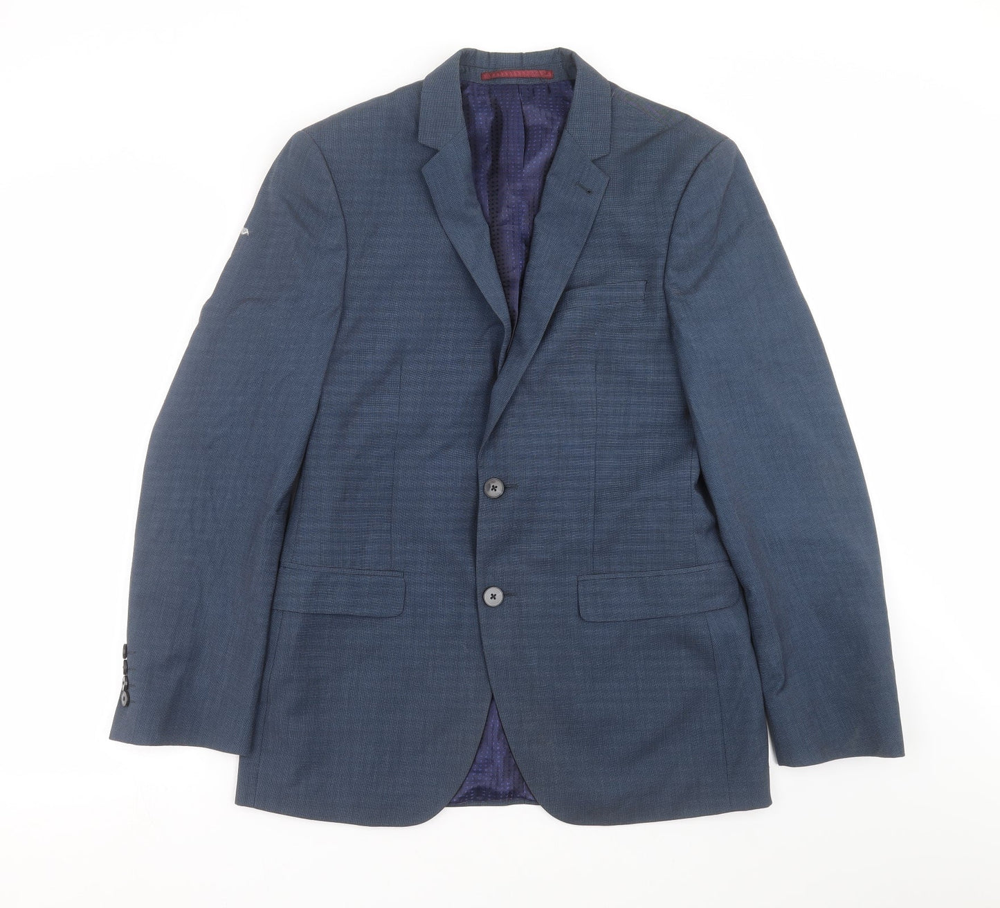 Burton Mens Blue   Jacket Suit Jacket Size 38  - Tailored fit