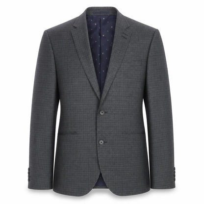 Next Mens Grey Check  Jacket Suit Jacket Size 36