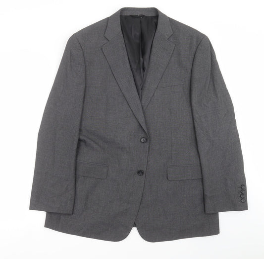 Burton Mens Grey   Jacket Suit Jacket Size 44