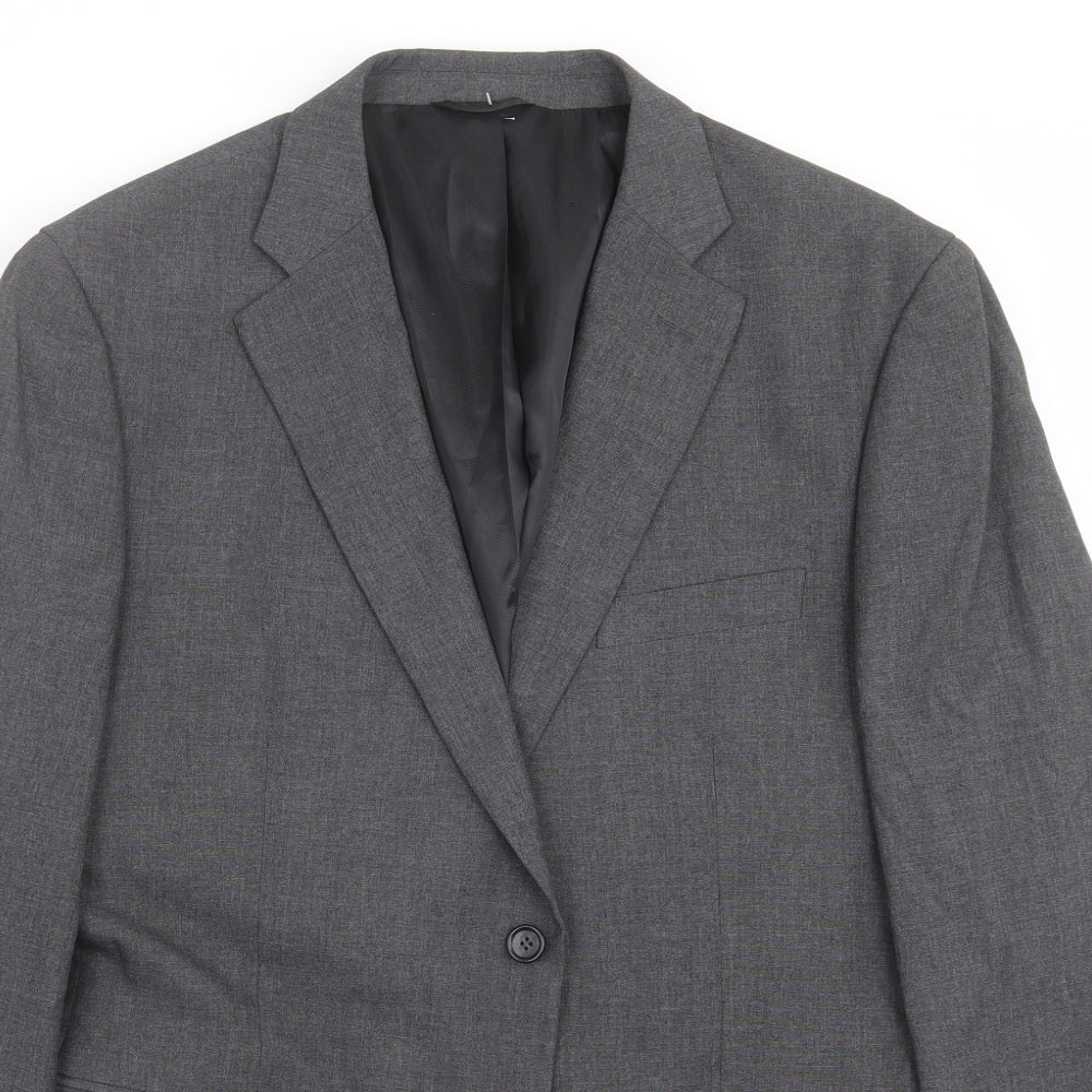 Burton Mens Grey   Jacket Suit Jacket Size 44