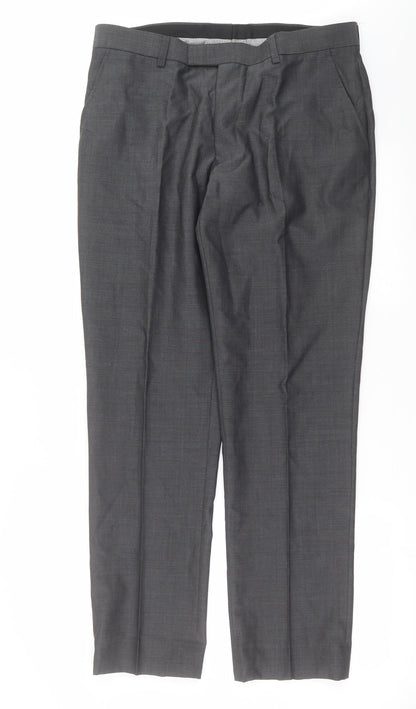 Next Womens Grey   Trousers  Size 34 in L31 in