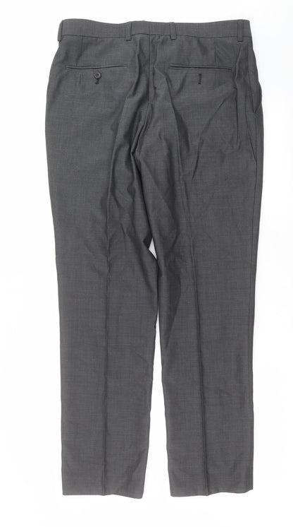 Next Womens Grey   Trousers  Size 34 in L31 in