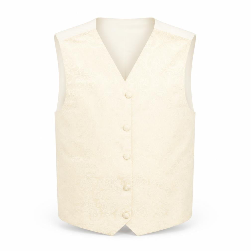 BHS Boys Ivory Floral  Jacket Waistcoat Size 11-12 Years