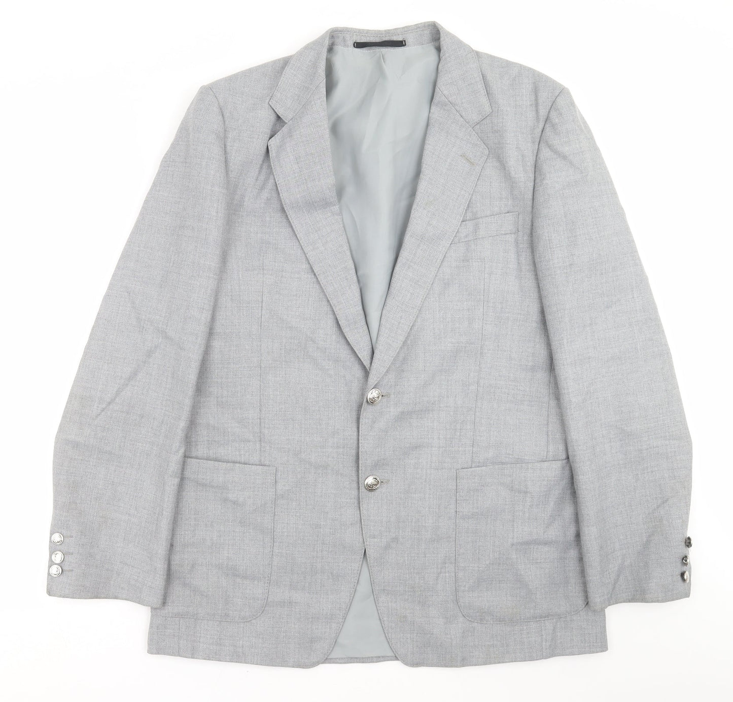 kesto-puku Mens Grey   Jacket Suit Jacket Size 44