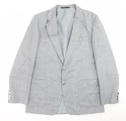 kesto-puku Mens Grey   Jacket Suit Jacket Size 44