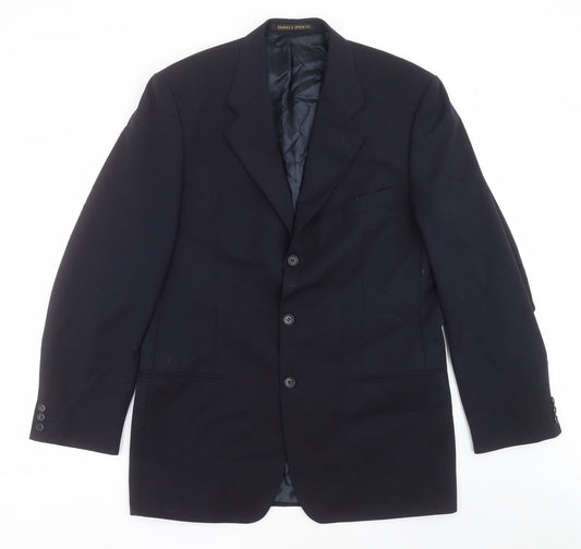 Marks and Spencer Mens Blue   Jacket Suit Jacket Size 40