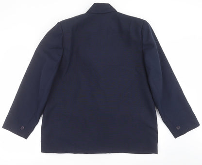 Preloved Citilites Womens Blue   Jacket Suit Jacket Size 18 - Back