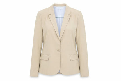 Stradivarius Womens Beige   Jacket Suit Jacket Size L
