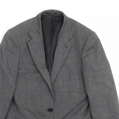 Cedarwood State Mens Grey Jacket Suit Jacket Size 34