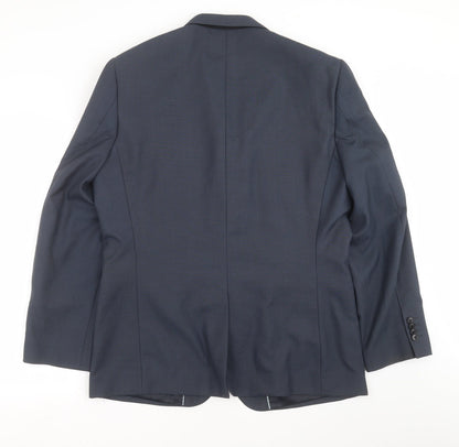 George Mens Blue   Jacket Suit Jacket Size 42