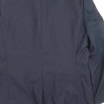George Mens Blue   Jacket Suit Jacket Size 42