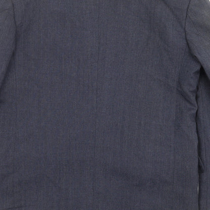 Classics Mens Blue   Jacket Suit Jacket Size 38