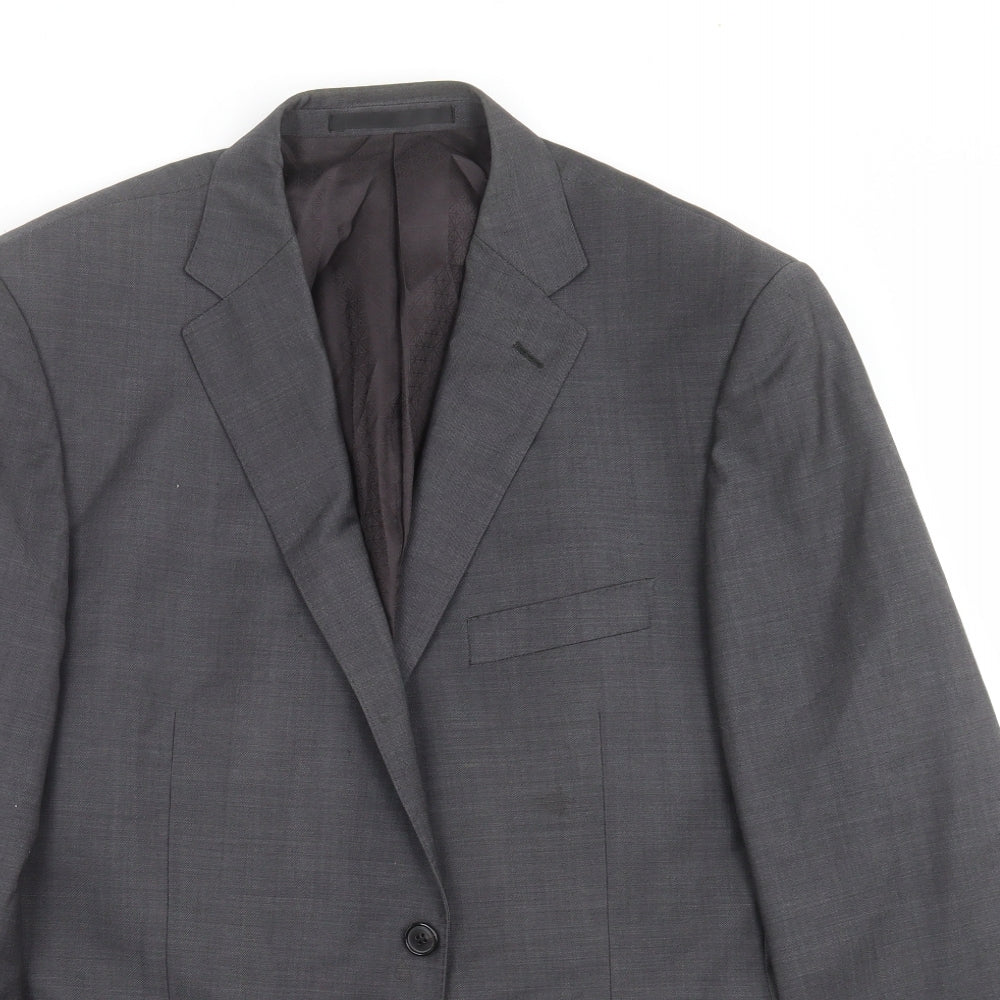 Marks and Spencer Mens Grey   Jacket Suit Jacket Size 42