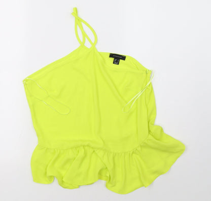 Preloved Primark Womens Yellow   Basic Tank Size 12 - Front