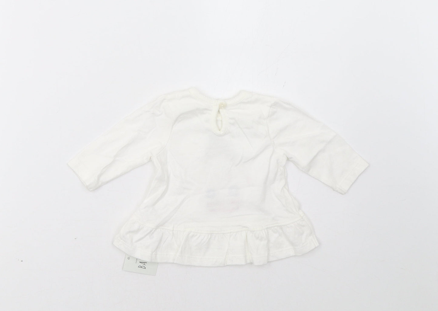 George Girls White   Basic Casual Size Newborn
