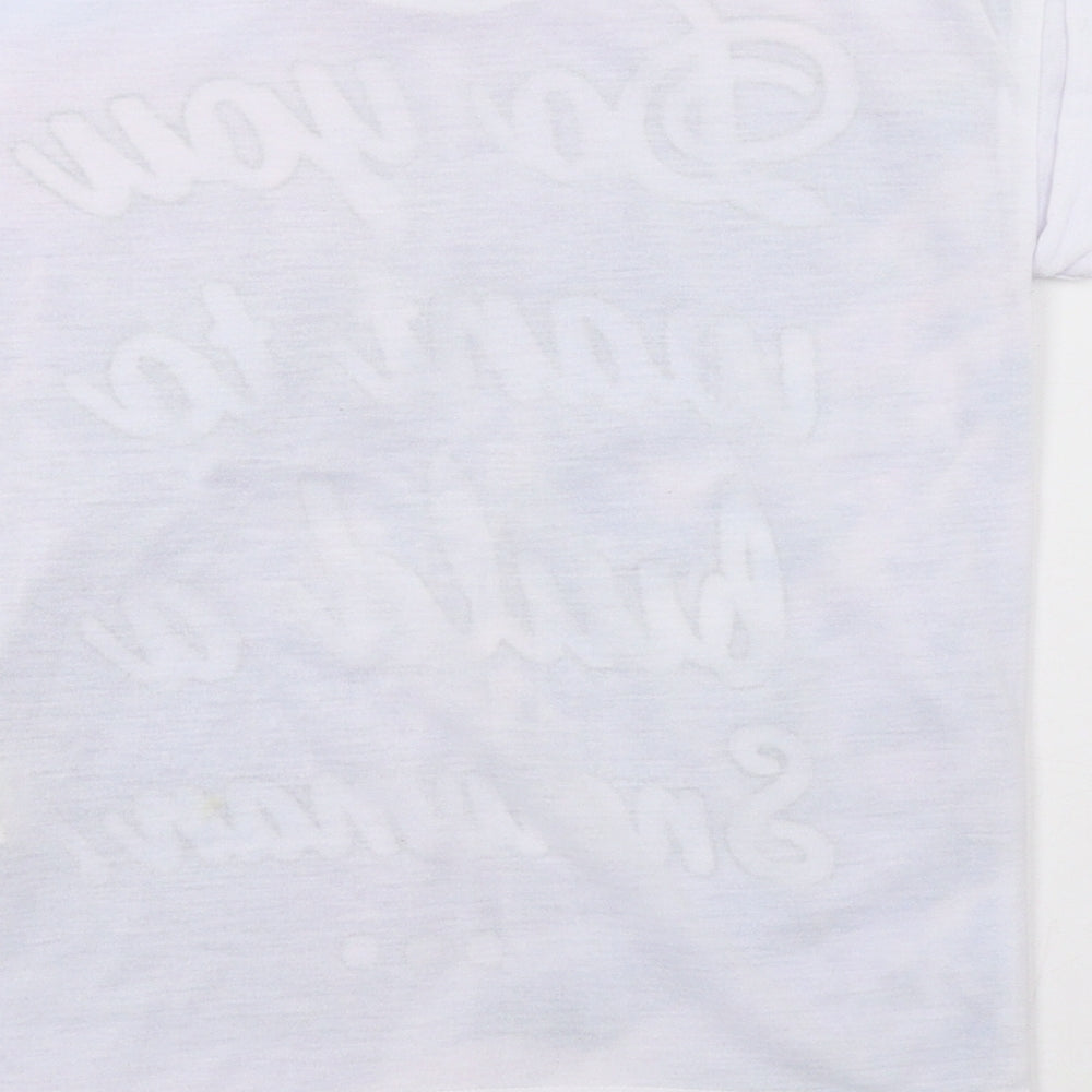 Primark Girls Purple   Basic T-Shirt Size 8-9 Years