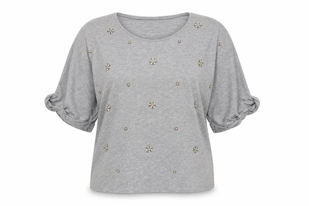 H&M Womens Grey   Pullover Sweatshirt Size L