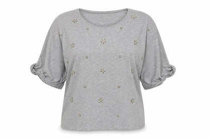 H&M Womens Grey   Pullover Sweatshirt Size L