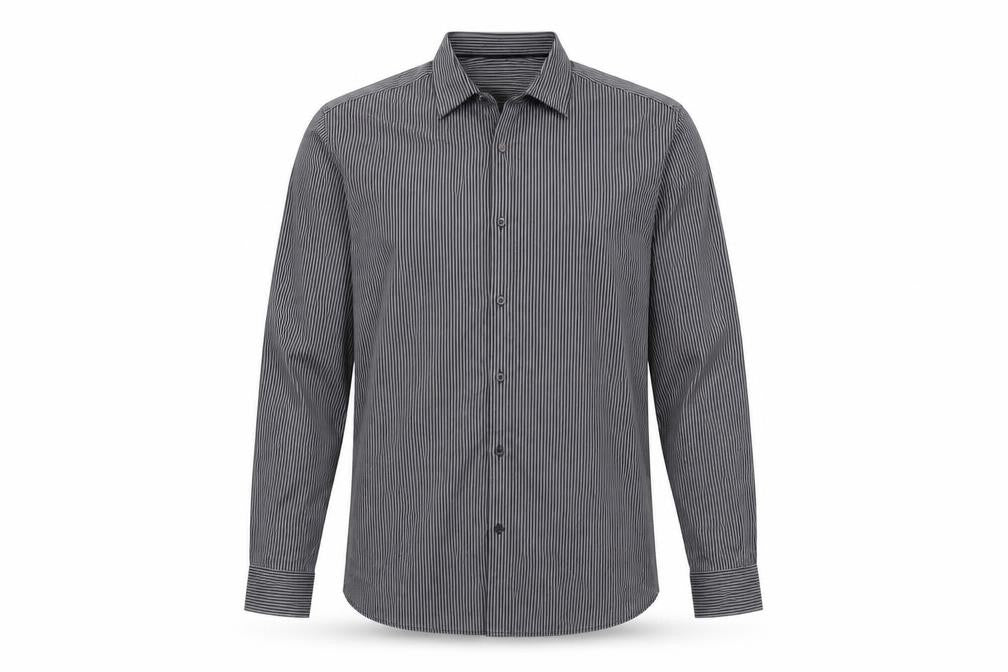 gibson  Mens Black Striped   Button-Up Size 16.5