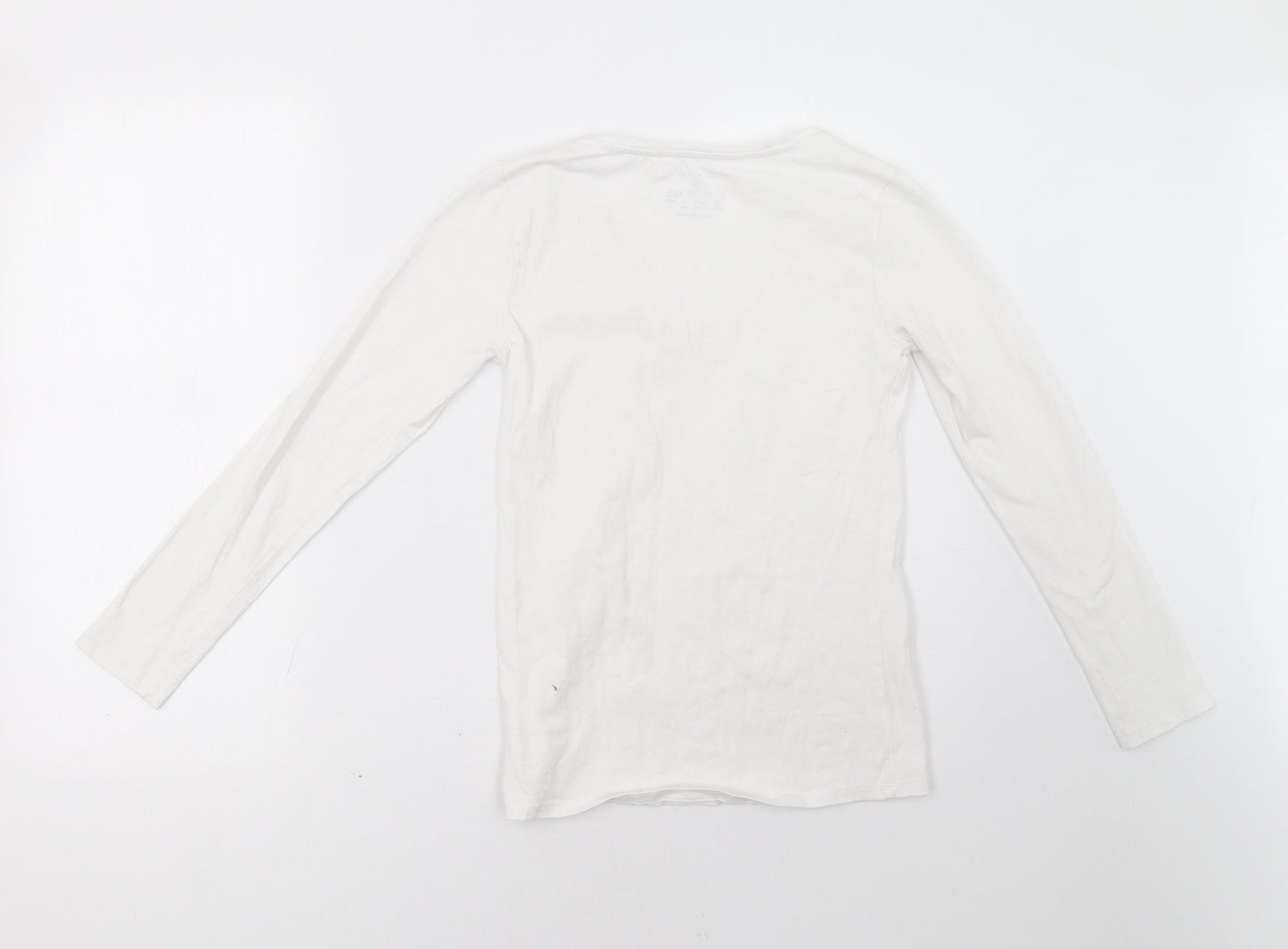 Primark Womens White   Pullover Sweatshirt Size 8