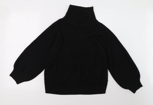 monkl Womens Black   Pullover Sweatshirt Size S