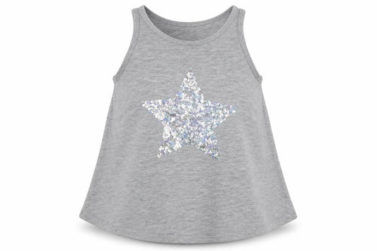 H&M Girls Grey   Basic Tank Size 11 Years