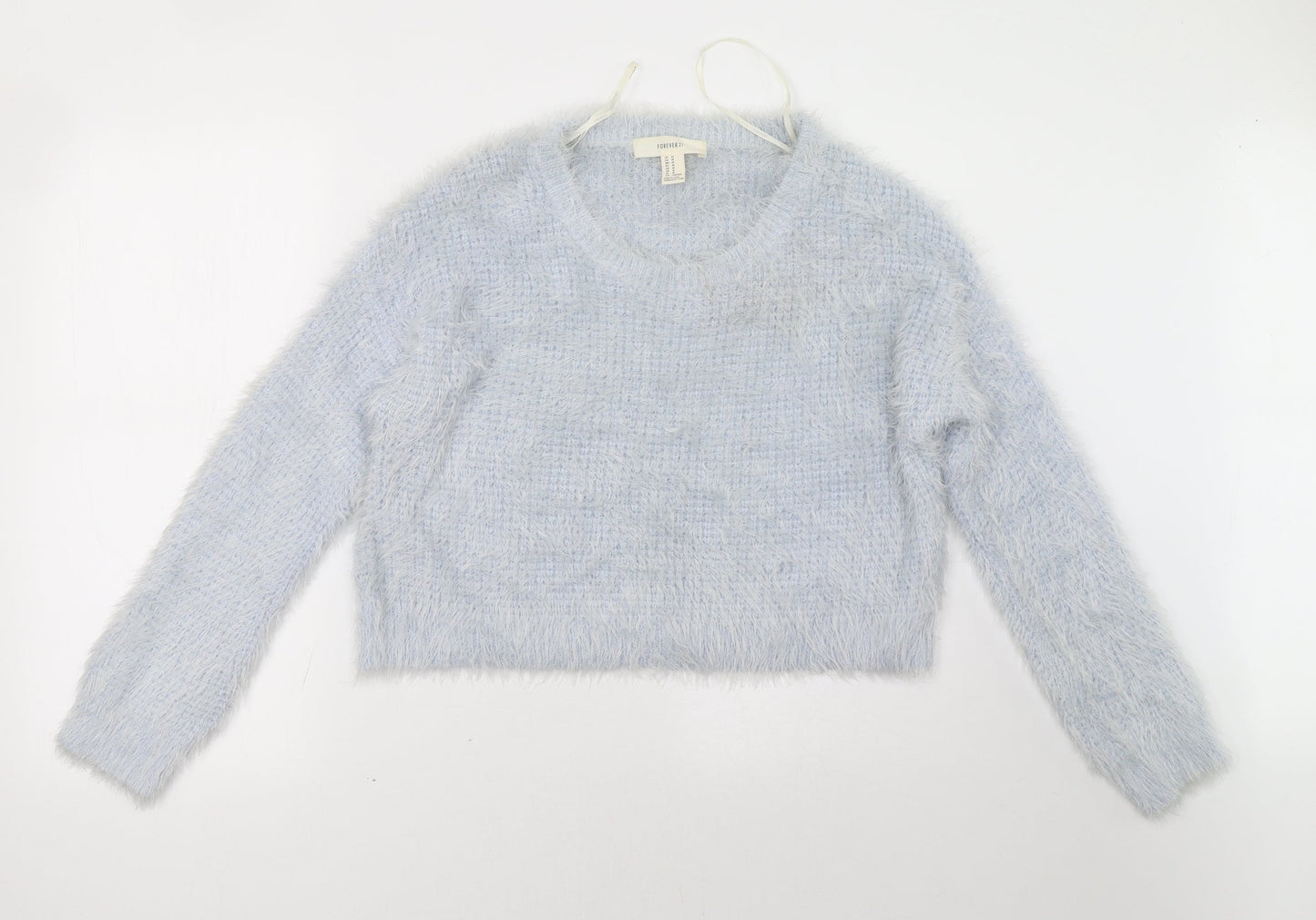 FOREVER 21 Womens Blue   Pullover Sweatshirt Size M