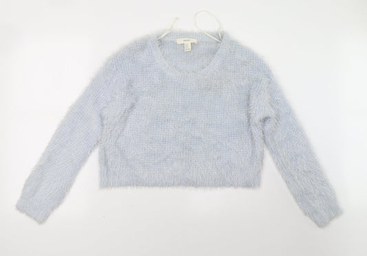 FOREVER 21 Womens Blue   Pullover Sweatshirt Size M