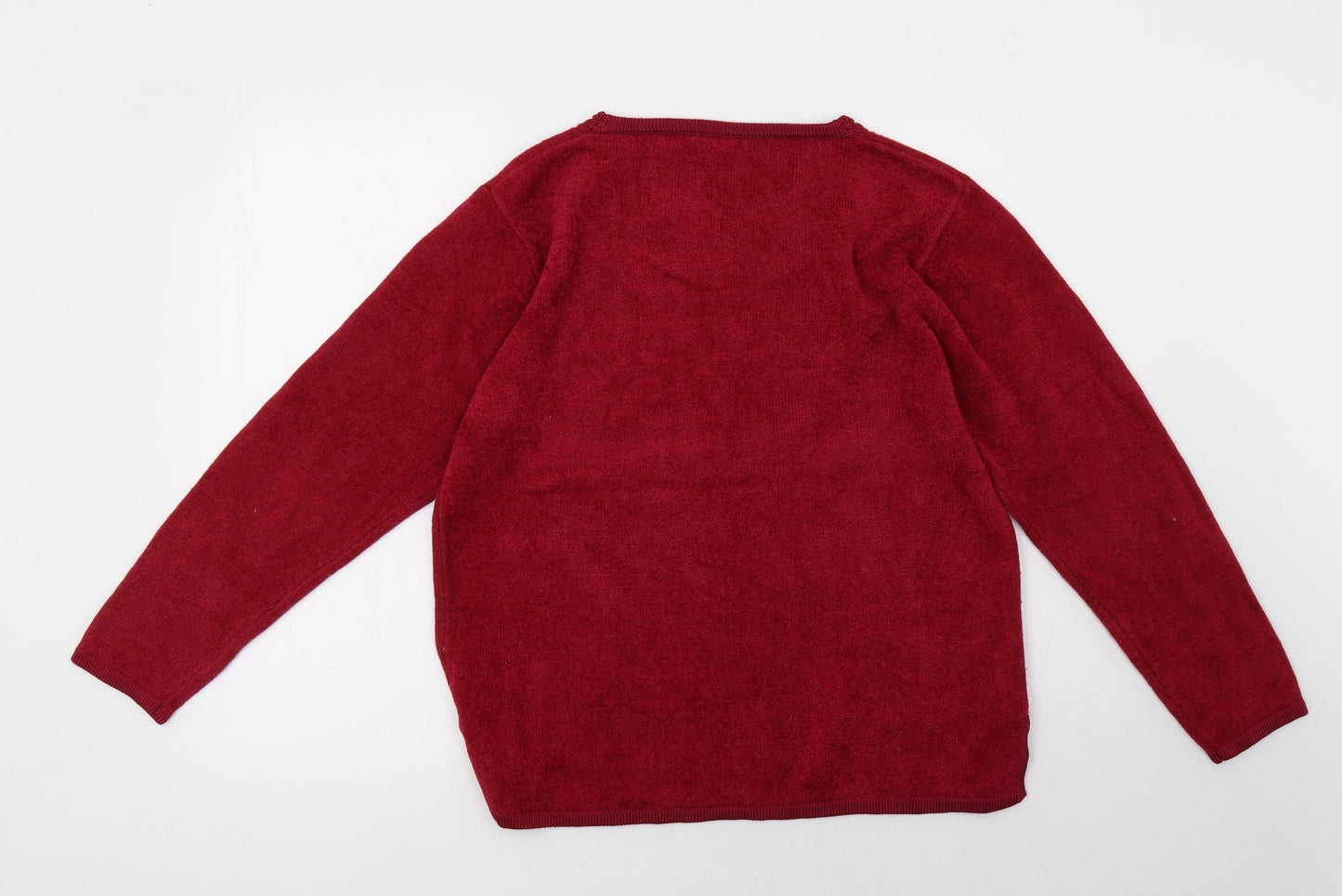 Avant Garde Womens Red   Pullover Sweatshirt Size M