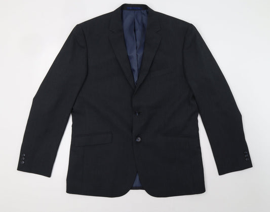 Matalan Mens Blue  Rayon Jacket Blazer Size 42