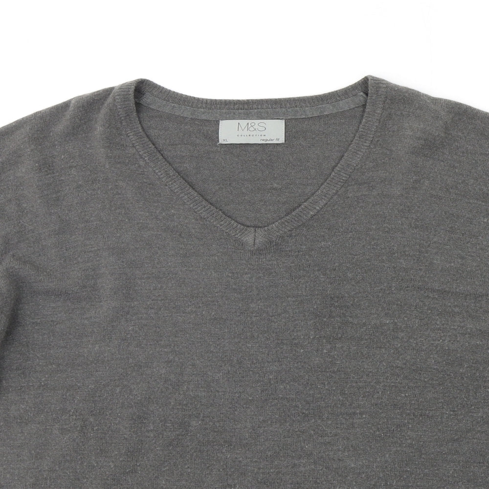 Marks and Spencer Womens Grey   Pullover Jumper Size XL