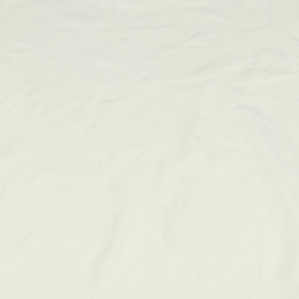 BHS Womens White   Pullover Jumper Size 16