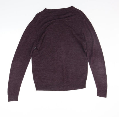 Cedarwood State Womens Purple Pullover Jumper Size S
