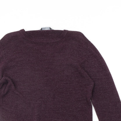 Cedarwood State Womens Purple Pullover Jumper Size S