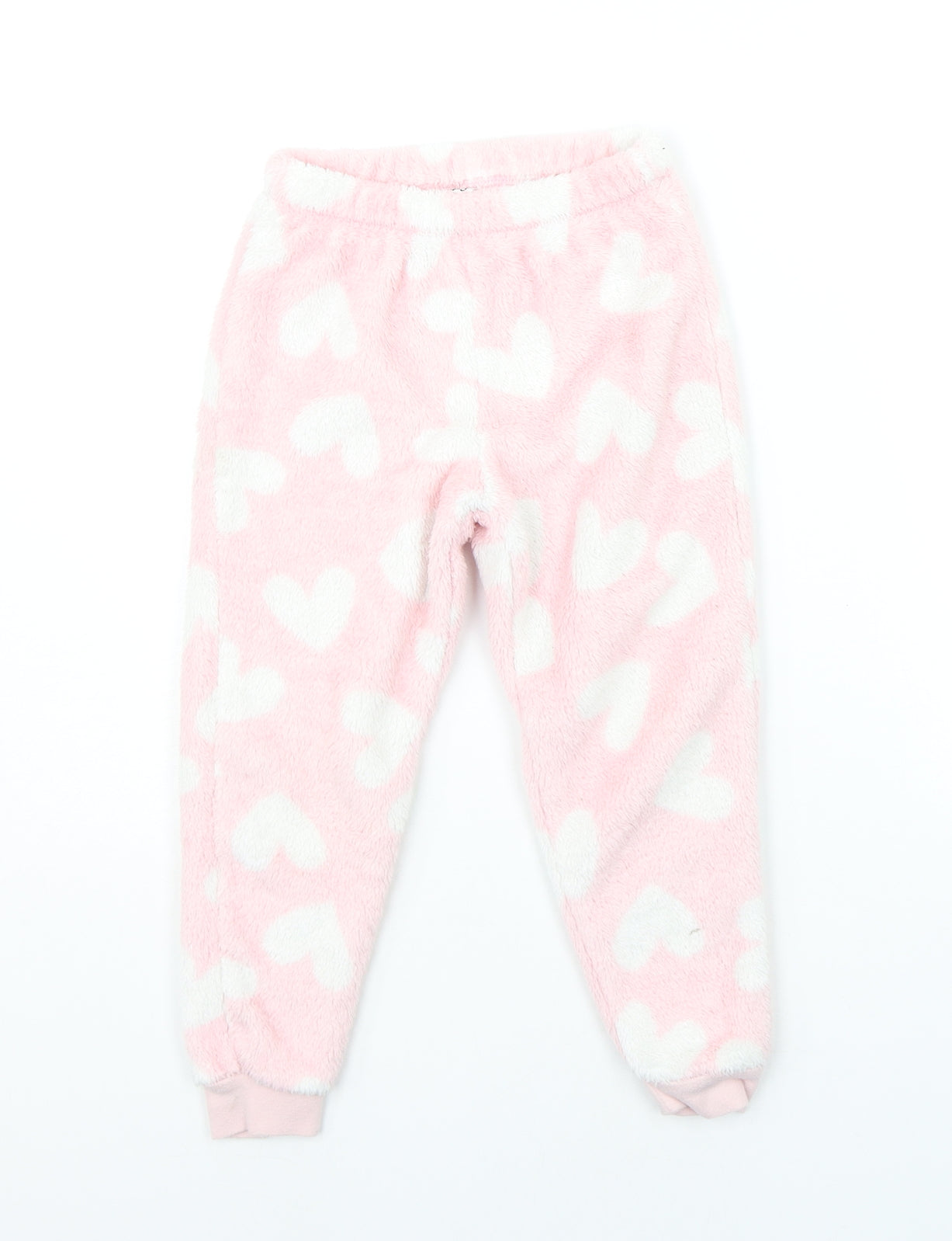 George Girls Pink Geometric  Top Pyjama Pants Size 4-5 Years