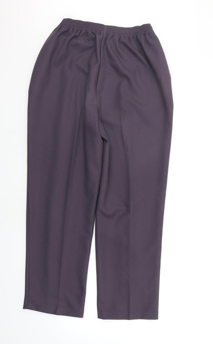 Papaya Womens Purple   Trousers  Size 14 L26 in