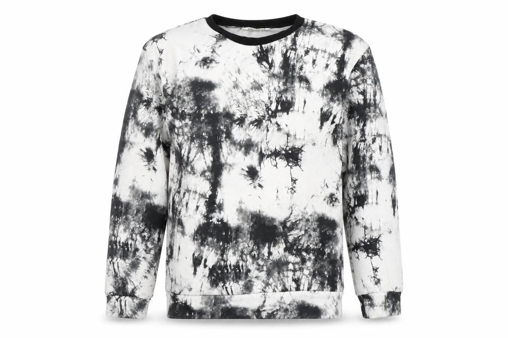 SheIn Girls White Geometric  Pullover Jumper Size 12-13 Years