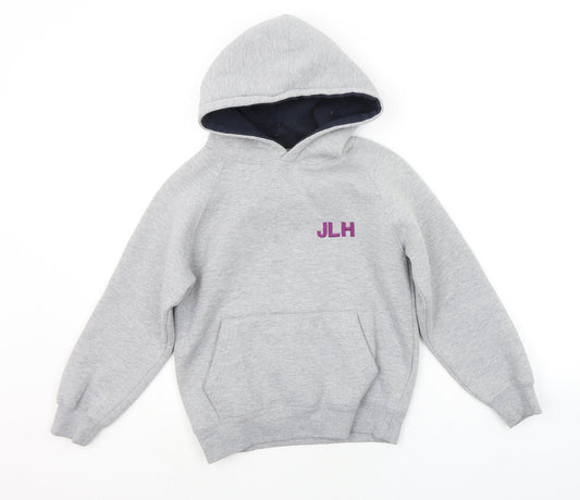 papini Girls Grey   Pullover Hoodie Size 7-8 Years