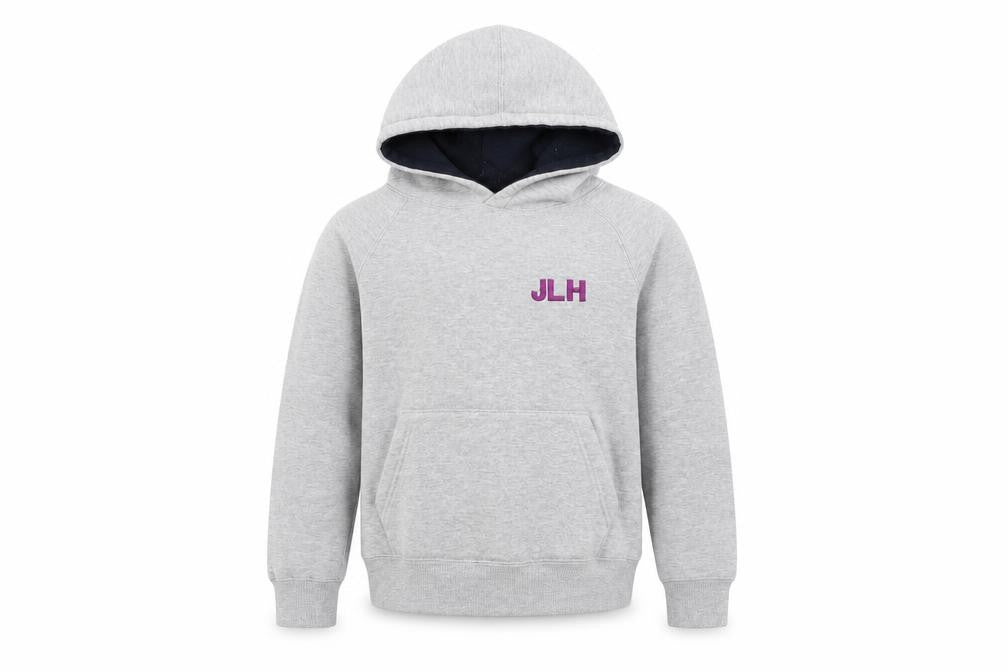 papini Girls Grey   Pullover Hoodie Size 7-8 Years