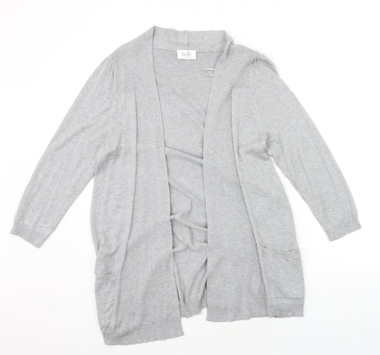 Wallis Womens Grey   Cardigan Jumper Size S