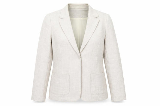 ISLE Essentials  Womens Beige   Jacket Suit Jacket Size 10