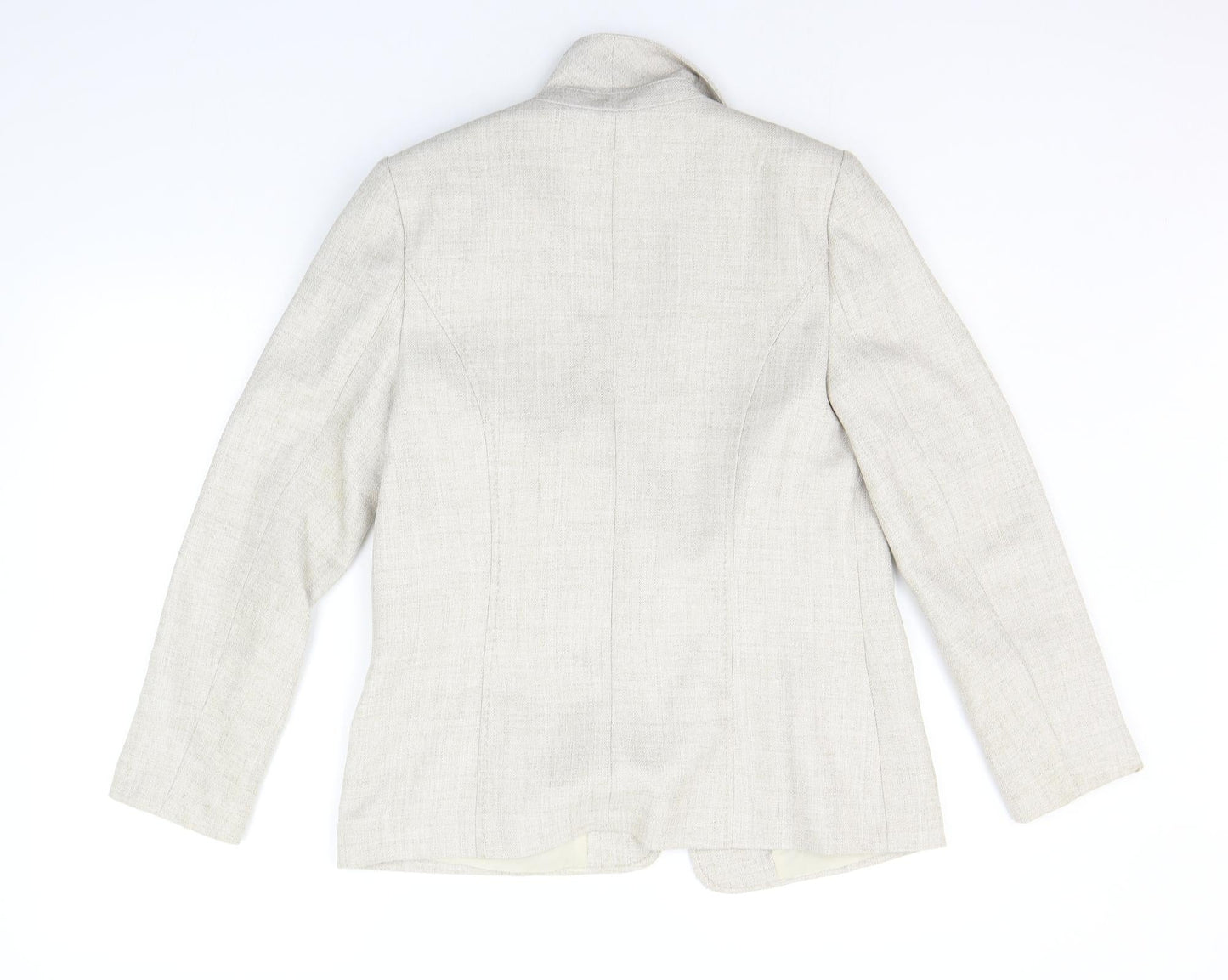 ISLE Essentials  Womens Beige   Jacket Suit Jacket Size 10