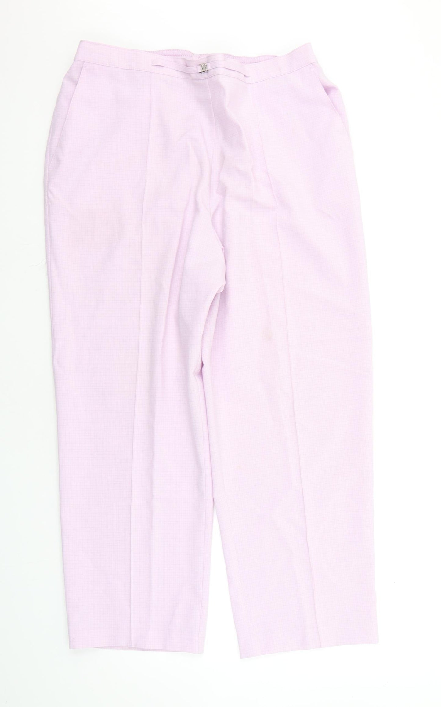 Marks and Spencer Womens Purple   Trousers  Size 20 L25 in